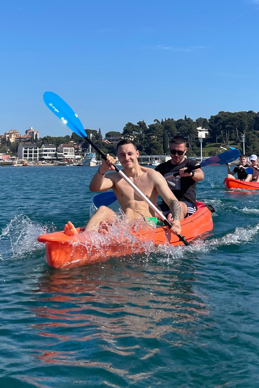Rovinj: BUBA-KAYAK Tours, Snorkeling, Cliff Jupming&Drinks