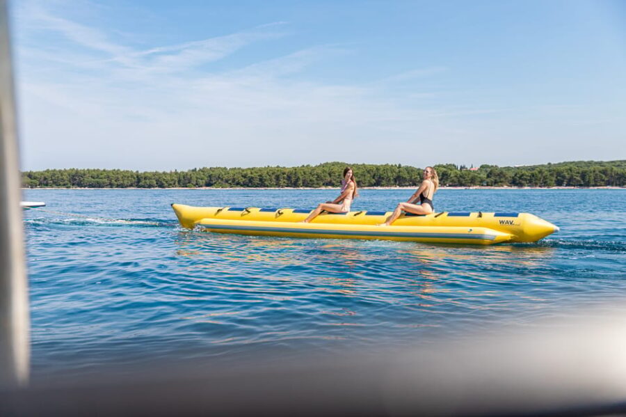 Rovinj: Crazy UFO Ride and Snorkeling Tour