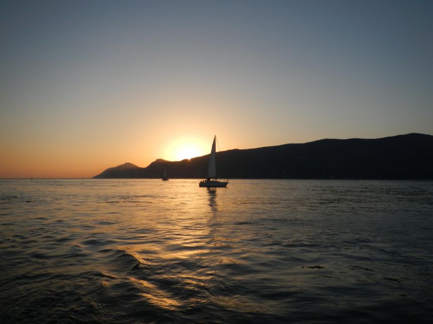 Sailing Boat Sunset in Setúbal