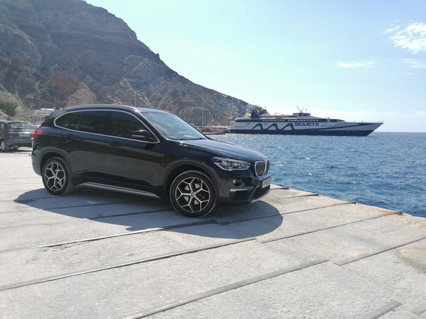 Santorini: Private Transfer From the Port - Transfer Duration and Pickup