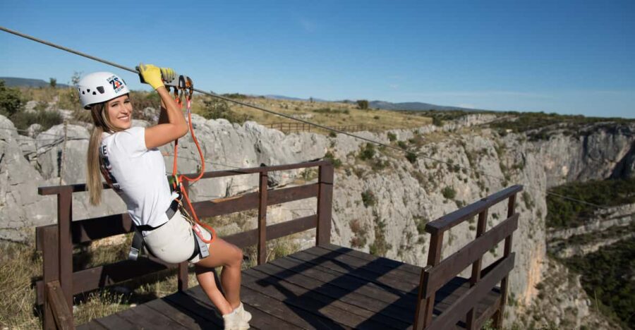 Šibenik: Zipline Šibenik – Čikola Canyon