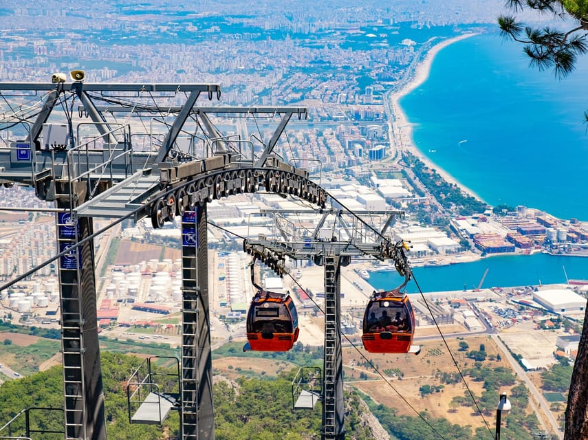 Side: Antalya City, Waterfalls, & Boat & Tunektepe Cable