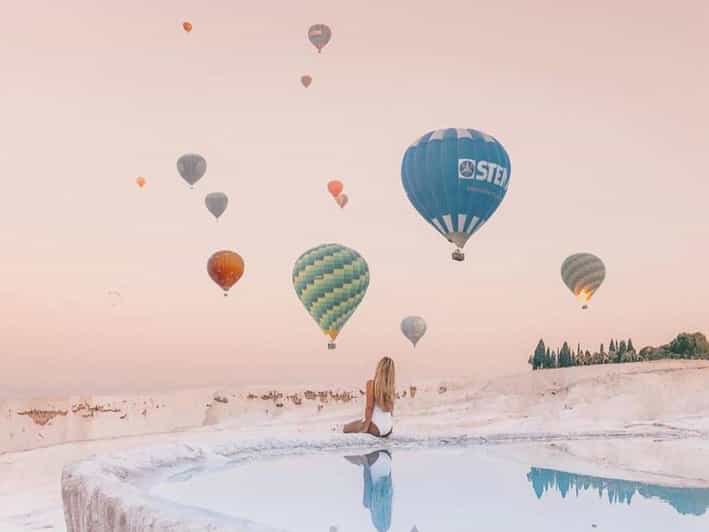Side City: Pamukkale Day Trip With Balloon Flight Option - Trip Overview and Pricing