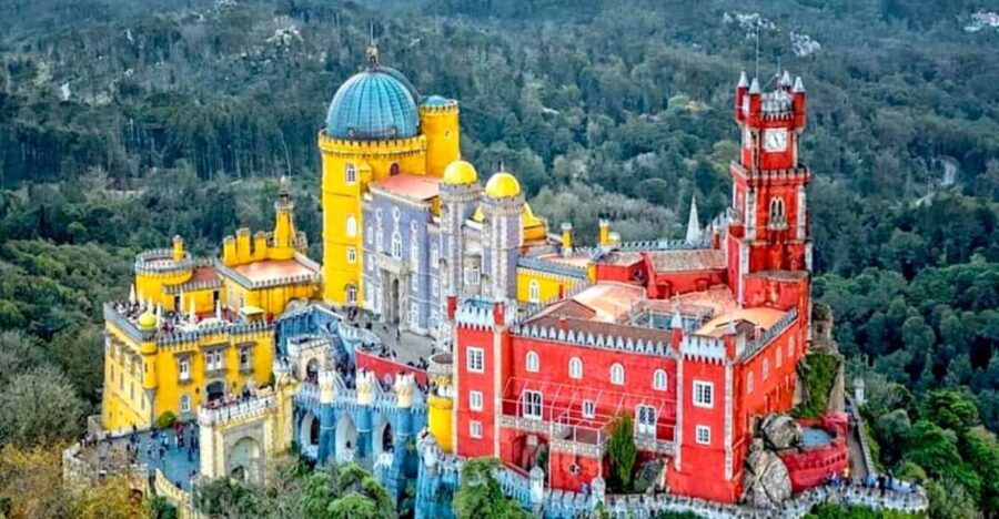 Sintra: Pena Palace. Moorish Castle. Regaleira. & Monserrate
