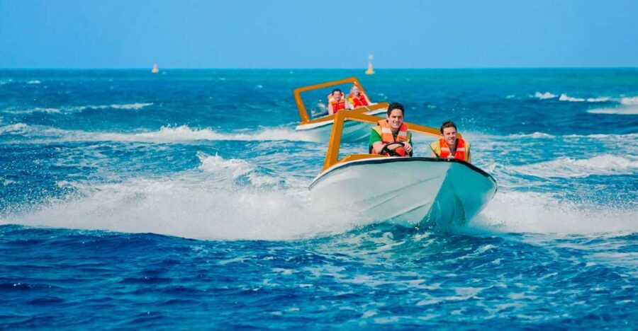 Speed Boat, Snorkel and Beach