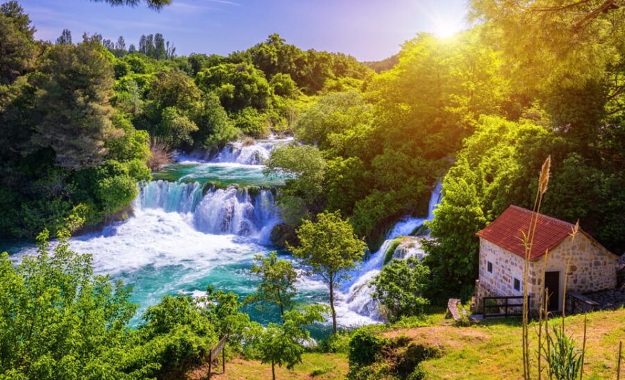 Split: Krka National Park Day Trip,Boat Cruise & Swimming