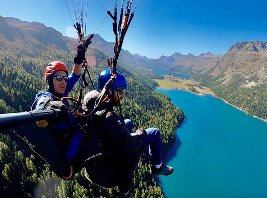 St. Moritz: Engadin Paragliding With Great Extras
