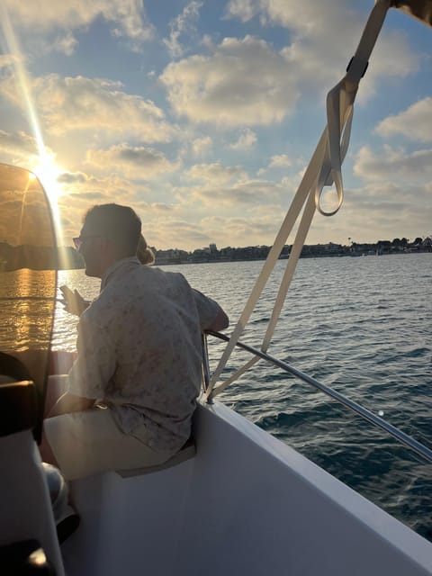 Sunset Onboard Torrevieja Bay in Exclusive Boat.