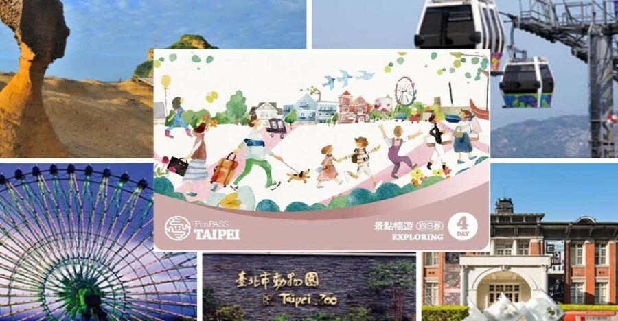 Taipei: 30 Attractions & Transport Card Fun Pass