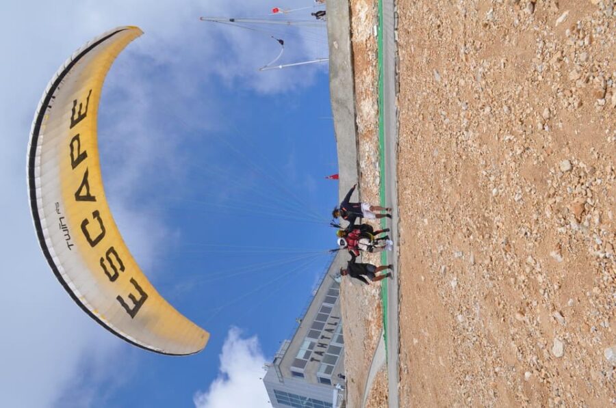 TANDEM PARAGLIDING FLIGHT CABLE CAR TRANSFER TO KEMER REGION