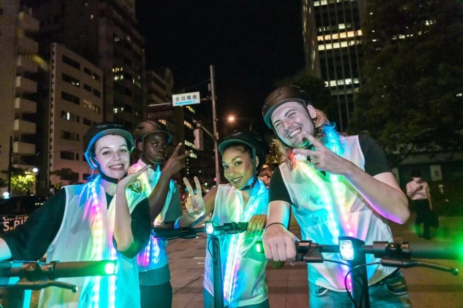Tokyo E-Scooter Night Tour With Tokyo Tower Admission - Tour Details