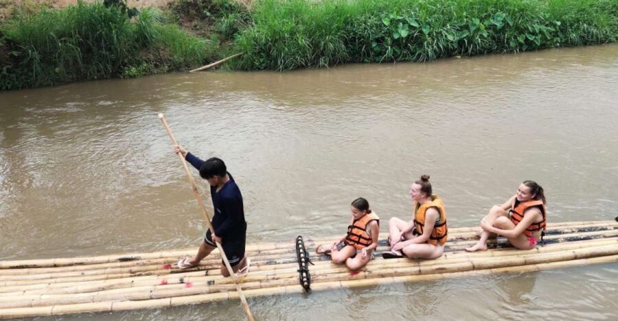 Trekking One Day With Elephant Care + Bamboo Rafting - Activity Overview