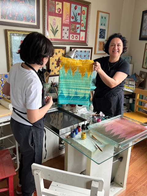Turkish Marbling Paper Ebru Art Workshop