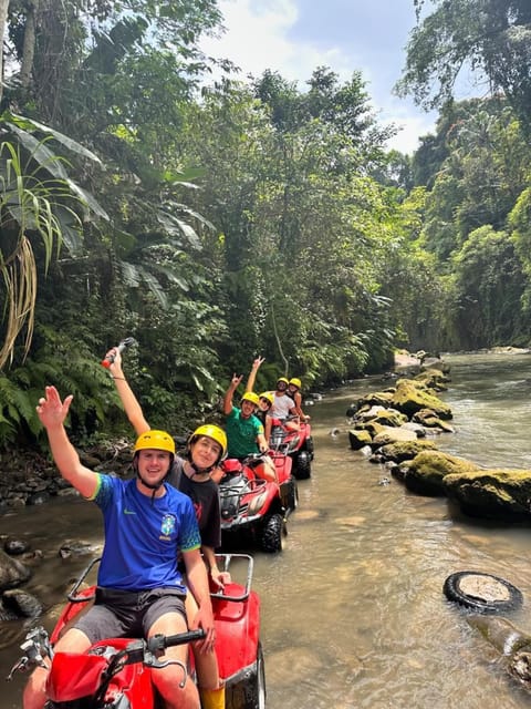 Ubud: Giant Cave ATV Quad With Waterfall and Swing Options