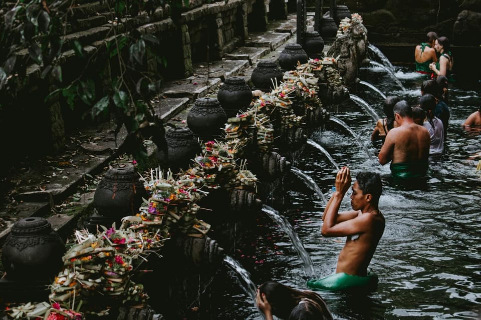 Ubud: Tegendungan Waterfall, Tirta Empul Temple, Tegallalang