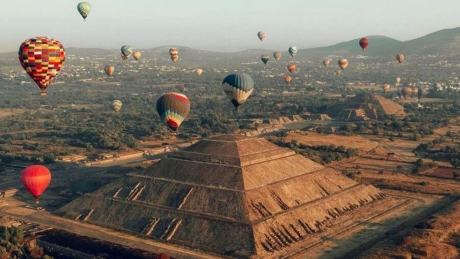 Unique Experience, Hot Air Balloon Ride in the Teotihuacan Valley