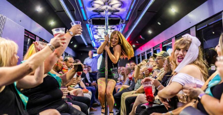 Vegas: 4-Hour Club Crawl With Party Bus Experience - Overview of the Experience