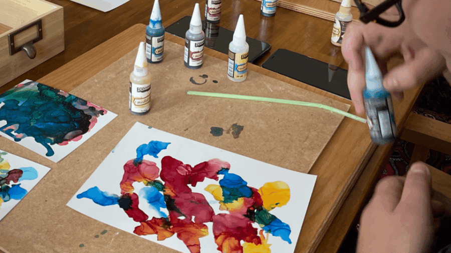 Workshop: Media Ink Painting