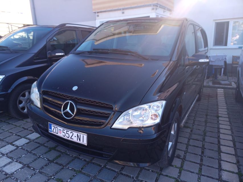 Zadar Airport Private Transfer: Makarska/Tucepi/Baska Voda - Transfer Details