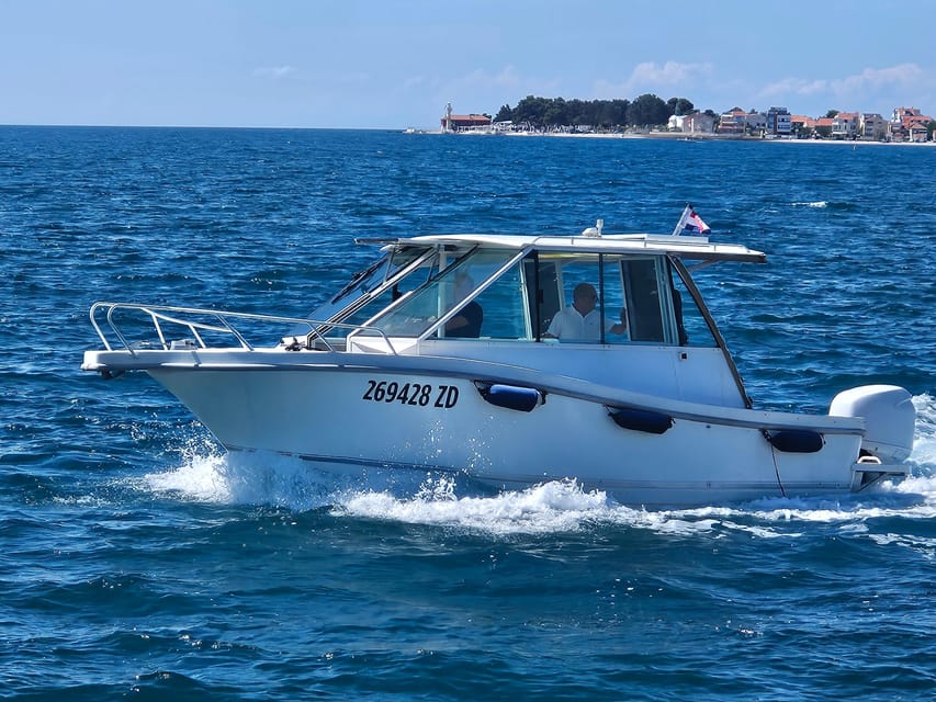 Zadar: Saharun Beach and Sunken Ship Adventure Boat Trip