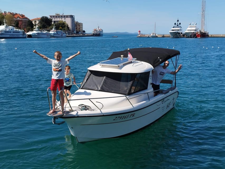 Zadar: Sunset Panorama and 3 Island Hopping Boat Tour