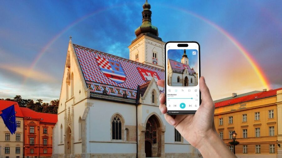 Zagrebs Old Town: Walking In-App Audio Tour(ENG)