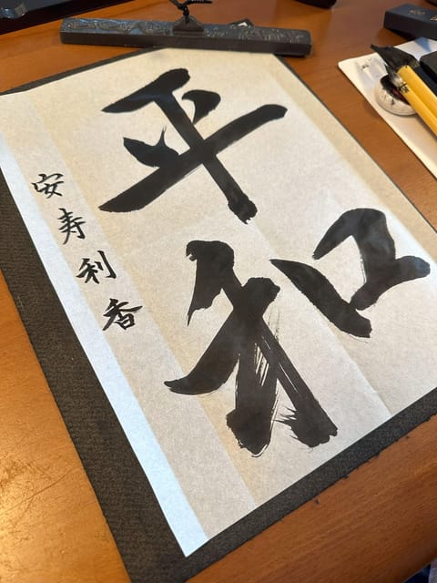 Zen & Art: Calligraphy and Matcha Tea Experience