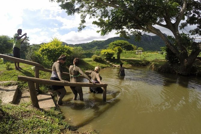 Zip Line + Walk to Waterfall & Swimming + Mud Pools Combo Tour