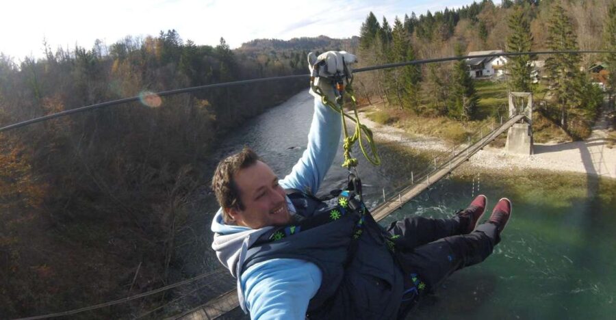 Zipline Over the Sava River