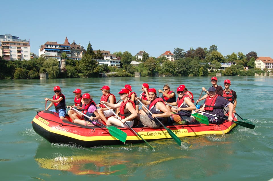 Freiburg and Basel: Rafting Tour on the River Rhine - Itinerary and Experience