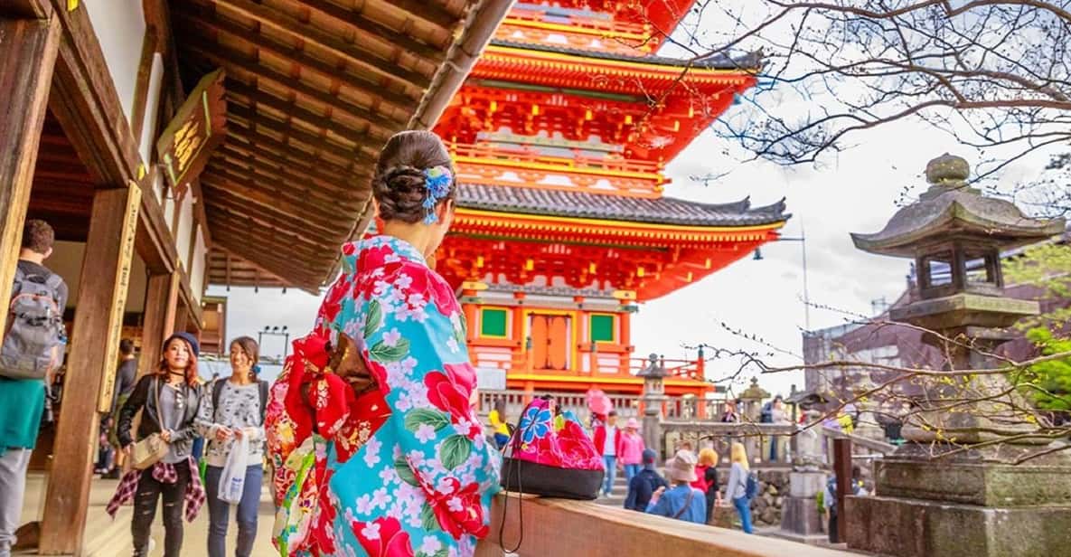 Kyoto: Kiyomizu Area, Fushimi Inari Shrine, Kimono Style Trip