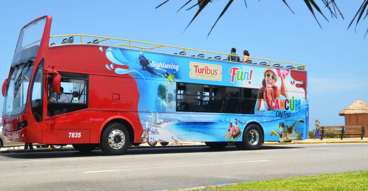 Cancun: Hop-On-Hop-Off Sightseeing Bus Tour - Route and Stops