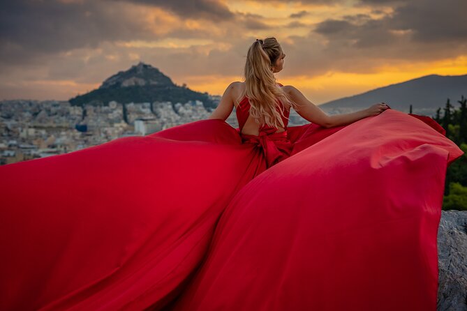 Flying Dress Private Photoshoot in Athens