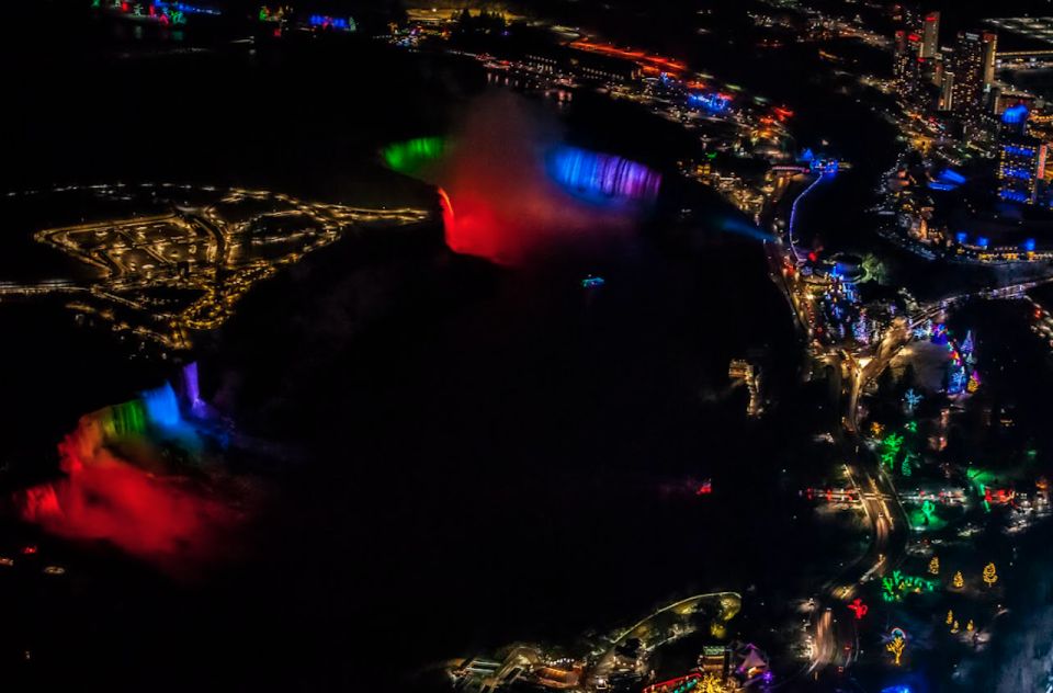 Niagara Falls, Canada: Nights & Lights Helicopter Experience - Booking and Availability