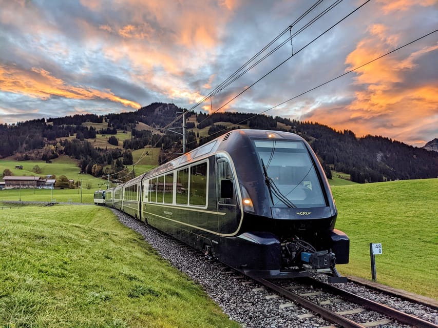 Goldenpass Express: Scenic Train From Montreux To Spiez