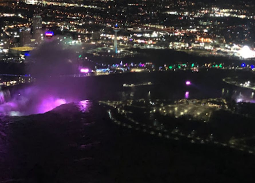 Niagara Falls, Canada: Nights & Lights Helicopter Experience - Aerial Views of Niagara