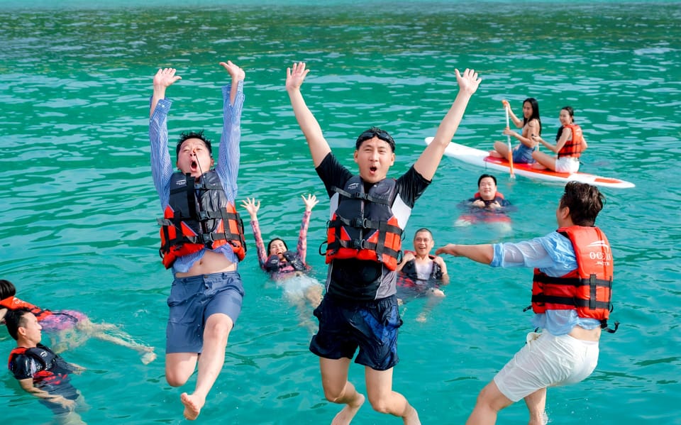 Pattaya: 2 Islands One Day Trip on Catamaran With Lunch - Paddle Boarding and Yacht Slide