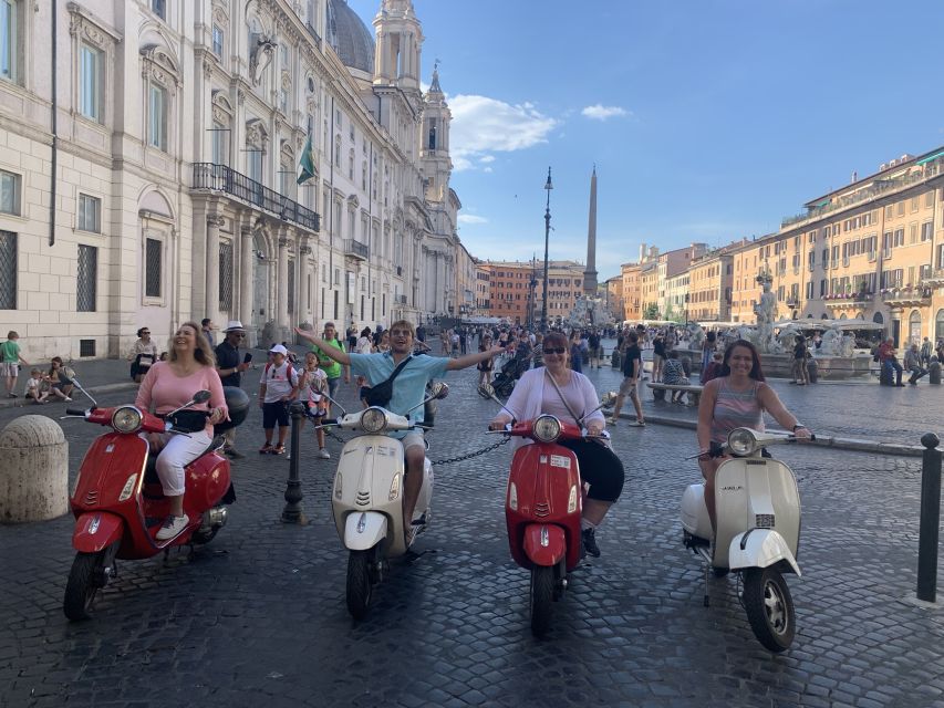 Rome: Vespa Tour With Official Licensed Local Guide - Customer Reviews and Ratings