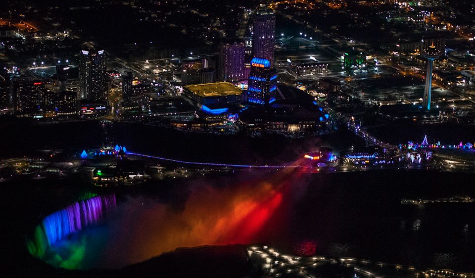 Niagara Falls, Canada: Nights & Lights Helicopter Experience - Memorable Helicopter Ride