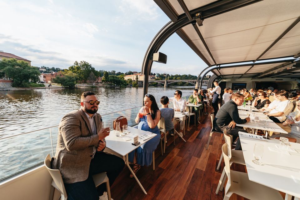 Prague: Sightseeing Dinner Cruise on Open-Top Glass Boat - Starting Locations and Meeting Point