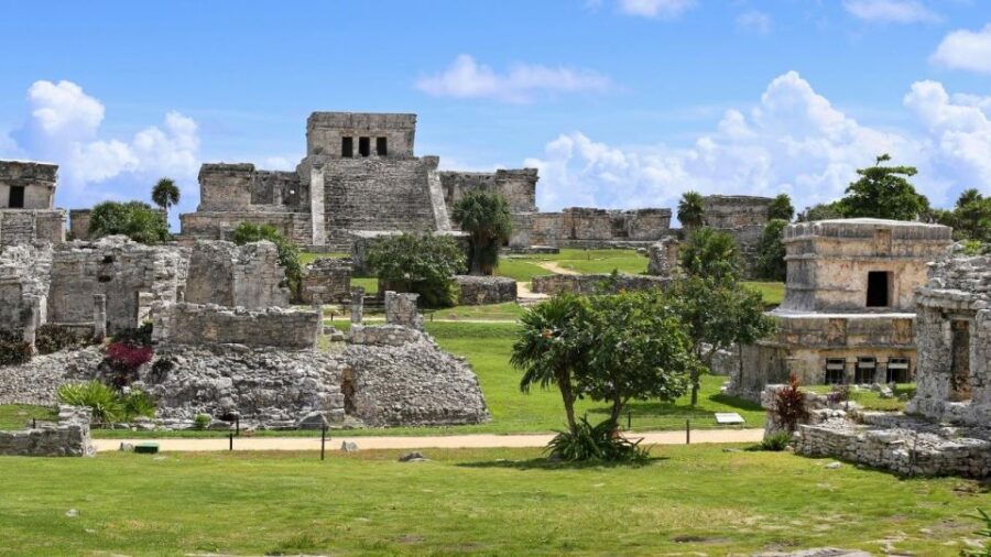 From Riviera Maya: Tulum Ruins and 2 Cenotes Tour