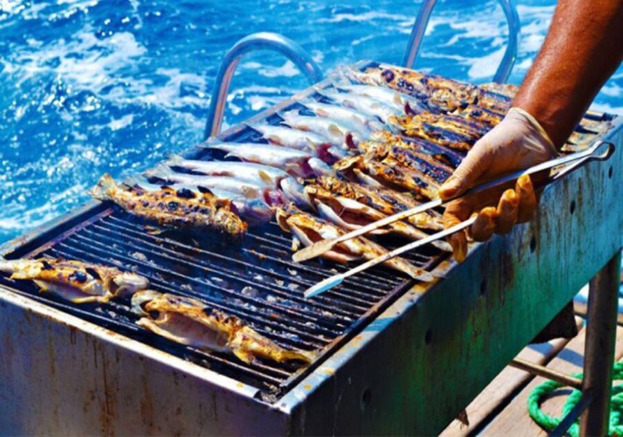 Agadir: Boat Trip With Fishing, Swimming, and BBQ Lunch