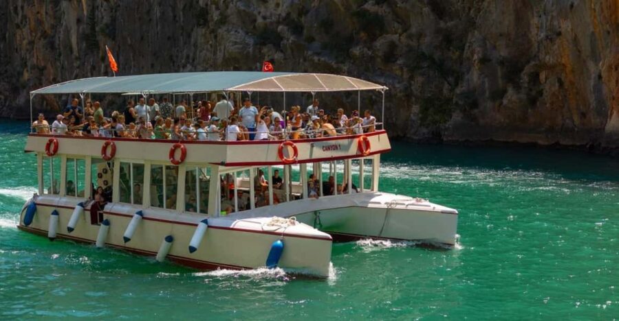 Alanya, Side, Antalya: Green Canyon Boat Tour With Lunch