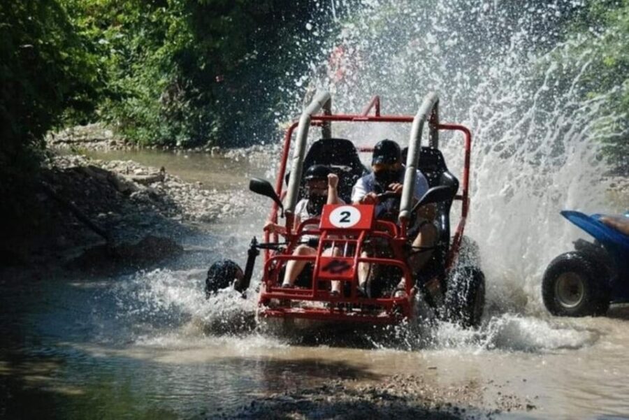 Antalya/City of Side: Rafting, Quad or Buggy & Zipline Combo