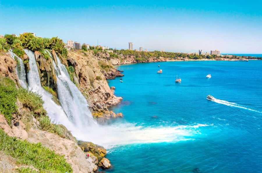 Antalya: Full-Day Boat Tour W/ Swim Stops Lunch & Waterfall