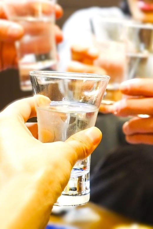 Casual Japanese Sake Tasting and Snack Experience, Kabukicho