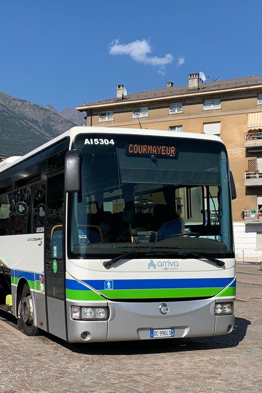 Chamonix: Bus Transfer To/From Courmayeur
