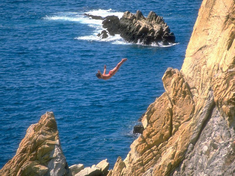 High Cliff Divers of Acapulco