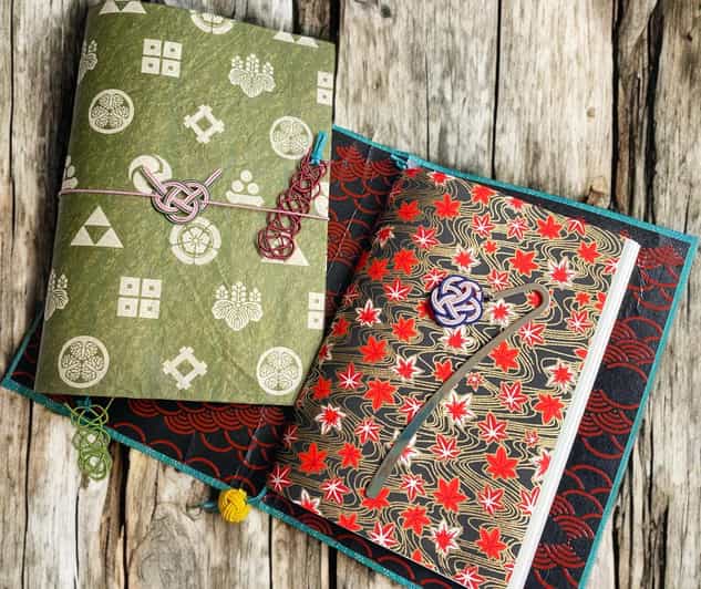 Japanese Paper Notebook and Mizuhiki Belt Bookmark Workshop