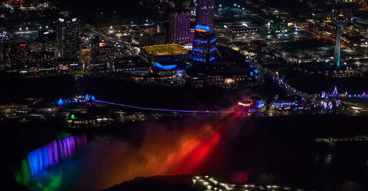 Niagara Falls, Canada: Nights & Lights Helicopter Experience - Key Points